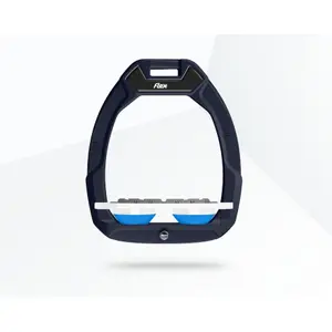 Πλαστικές σφήνες ασφάλειας ιππασίας Flat Grip Κόκκινο/Λευκό/Μπλε Flex-On Safe-On image-0
