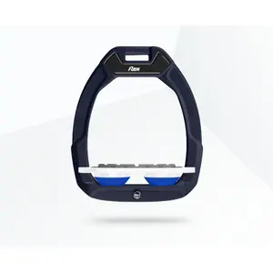 Πλαστικές σφήνες ασφάλειας ιππασίας Flat Grip Κόκκινο/Λευκό/Μπλε Flex-On Safe-On image-0