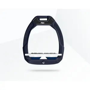 Πλαστικά σφήνες ασφαλείας ιππασίας Grip Κόκκινο/Λευκό/Μαρίνα Flex-On Safe-On image-0