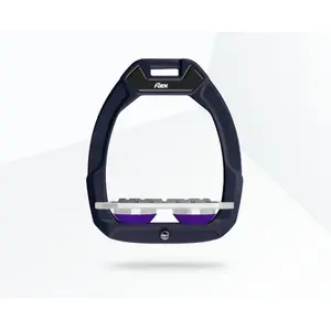 Ασφάλειας στίβων ιππασίας Flat Grip Κόκκινο/Γκρι/Βιολέτα Flex-On Safe-On image-0