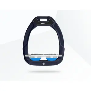 Ασφάλειες ιππασίας Flat Grip Κόκκινο/Γκρι/Μπλε Flex-On Safe-On image-0