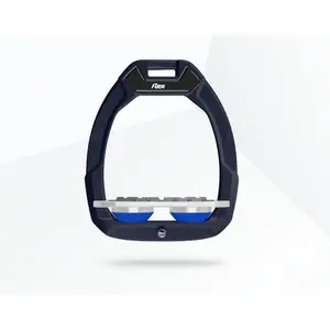 Ασφάλειες ιππασίας Flat Grip Κόκκινο/Γκρι/Μπλε Flex-On Safe-On image-0