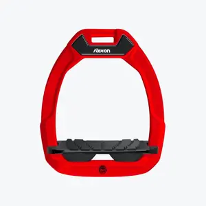 Πεταλιές ασφαλείας ιππασίας Flat Grip Κόκκινο/Μαύρο/Μαύρο Flex-On Safe-On image-0