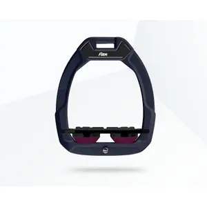 Ασφάλειες ιππασίας Plat Grip Κόκκινο/Μαύρο/Μωβ Flex-On Safe-On image-0