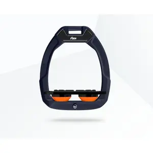 Στελέχη ασφαλείας ιππασίας Flat Grip Κόκκινο/Μαύρο/Πορτοκαλί Flex-On Safe-On image-0