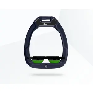 Πλατιά Grip Κόκκινα/Μαύρα/Πράσινα Στραβόξυλα Ασφαλείας για Ιππασία Flex-On Safe-On image-0