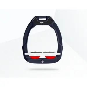 Ασφάλιστρα ιππασίας Flat Ultra Grip Κόκκινο/Λευκό/Κόκκινο Flex-On Safe-On image-0