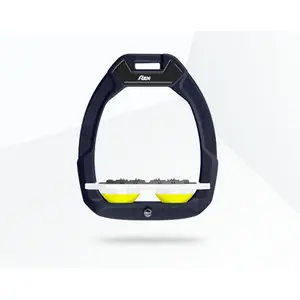 Ασφαλιστικά σέλας ιππασίας Flat Ultra Grip Κόκκινο/Λευκό/Κίτρινο Flex-On Safe-On image-0