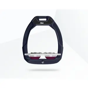 Πλατιά ασφάλεια επιπέδου αναβάτη Ultra Grip Κόκκινο/Γκρι/Βαθύ Μωβ Flex-On Safe-On image-0