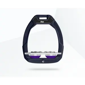 Πλατιά Υποστήρια Ιππασίας Ultra Grip Κόκκινα/Γκρι/Μωβ Flex-On Safe-On image-0
