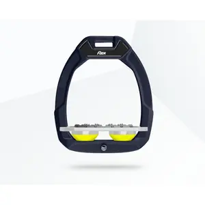 Πλατιά Ασφαλή Στίβες Ιππασίας Ultra Grip Κόκκινο/Γκρι/Κίτρινο Flex-On Safe-On image-0