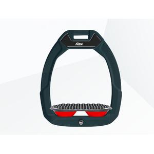 Étriers de sécurité d’équitation Endurance Vert/Gris/Rouge Flex-On Safe-On image-0