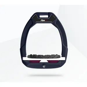 Πρόσθετοι ιππασίας ασφαλείας Κεκλιμένοι Ultra Grip Πράσινο/Λευκό/Βυσσινί Flex-On Safe-On image-0