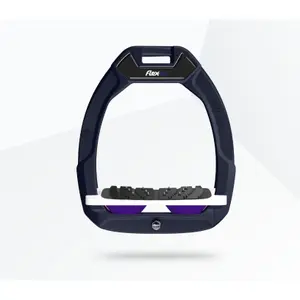 Προστατευτικά ποδιών ιππασίας Κεκλιμένα Ultra Grip Πράσινο/Άσπρο/Μωβ Flex-On Safe-On image-0