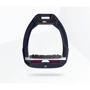 Κλίσεις Ιππασίας Ασφαλείας Ultra Grip Πράσινο/Γκρι/Μωβ Flex-On Safe-On image-0