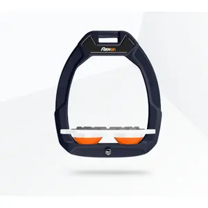 Ασφάλειες ιππασίας Plat Grip Πράσινο/Λευκό/Πορτοκαλί Flex-On Safe-On image-0