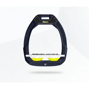Προστατευτικά ποδιών ιππασίας Flat Grip Πράσινο/Άσπρο/Κίτρινο Flex-On Safe-On image-0