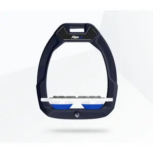 Πλαίσιο ασφάλειας ιππασίας με Grip Πράσινο/Λευκό/Μπλε Flex-On Safe-On image-0