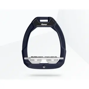 Πετάλια ασφαλείας ιππασίας Flat Grip Πράσινο/Γκρι/Λευκό Flex-On Safe-On image-0