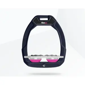 Σταυροί ασφαλείας ιππασίας Flat Grip Πράσινο/Γκρι/Ροζ Flex-On Safe-On image-0