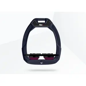 Πλατιά Grip Πράσινα/Μαύρα/Βαθύ Μοβ Στερεώματα Ασφαλείας Ιππασίας Flex-On Safe-On image-0
