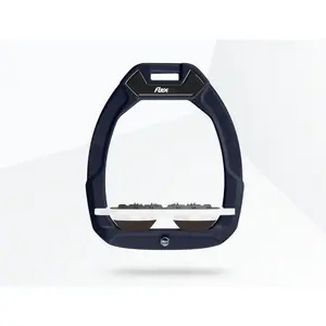 Σταγόνες ασφαλείας ιππασίας Flat Ultra Grip Πράσινο/Άσπρο/Καφέ Flex-On Safe-On image-0