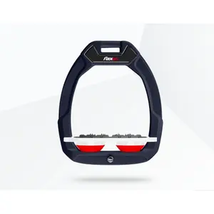 Πεταλούδες ασφαλείας ιππασίας Flatt Ultra Grip Πράσινο/Λευκό/Κόκκινο Flex-On Safe-On image-0