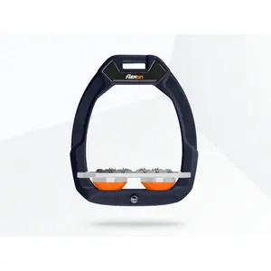 Πέλματα ασφαλείας ιππασίας Flat Ultra Grip Πράσινο/Γκρι/Πορτοκαλί Flex-On Safe-On image-0