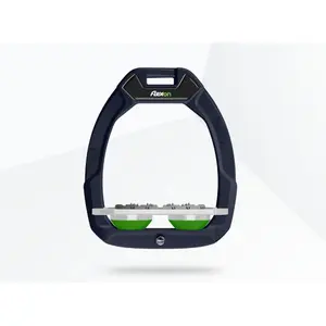 Πεταλοειδή ποδήματα ασφαλείας ιππασίας Flat Ultra Grip Πράσινο/Γκρι/Πράσινο Flex-On Safe-On image-0