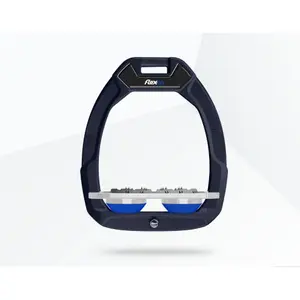 Πετάλια ασφαλείας ιππασίας Flat Ultra Grip Πράσινο/Γκρι/Μπλε Flex-On Safe-On image-0