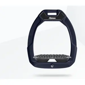 Estribos de seguridad de equitación Endurance Azul/Gris/Negro Flex-On Safe-On image-0