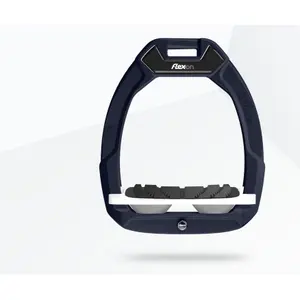 Estribos de seguridad de equitación Inclinado Grip Azul/Blanco/Gris Flex-On Safe-On image-0