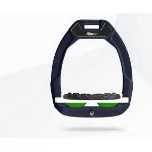 Προστατευτικά σέλας ιππασίας Κεκλιμένα Ultra Grip Μπλε/Λευκό/Πράσινο Flex-On Safe-On image-0