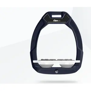 Πλατιά Grip Μπλε/Λευκό/Γκρι Στερέωσης Ασφαλείας για Ιππασία Flex-On Safe-On image-0