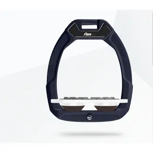 Παπούτσια ασφαλείας ιππασίας Flat Grip Μπλε/Λευκό/Καφέ Flex-On Safe-On image-0
