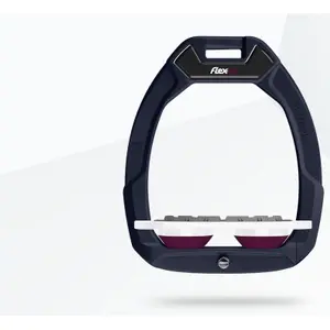 Ασφαλή αναβάτη σπιρούνια Plat Grip Μπλε/Λευκό/Βατόμουρο Flex-On Safe-On image-0