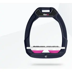 Πολύχρωποι ασφαλείας αναβάτη Plat Grip Μπλε/Λευκό/Ροζ Flex-On Safe-On image-0
