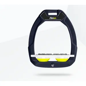 Ασφαλή δεσίματα ιππασίας Flat Grip Μπλε/Λευκό/Κίτρινο Flex-On Safe-On image-0