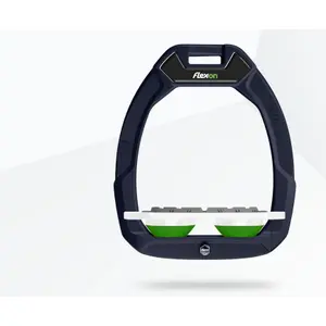 Ασφάλειες ιππασίας Flat Grip Μπλε/Λευκό/Πράσινο Flex-On Safe-On image-0