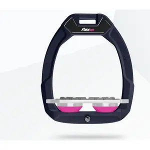Καφέ ασφαλείας ιππασίας Plat Grip Μπλε/Γκρί/Ροζ Flex-On Safe-On image-0