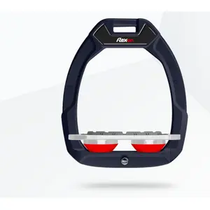 Πάνελ ασφαλείας ιππασίας Plat Grip Μπλε/Γκρι/Κόκκινο Flex-On Safe-On image-0