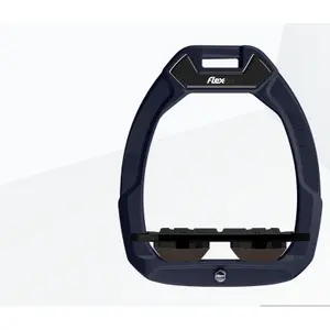 Σέλλα ασφαλείας ιππασίας Flat Grip Μπλε/Μαύρο/Καφέ Flex-On Safe-On image-0