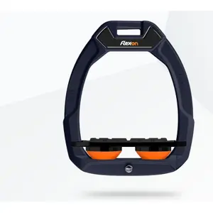 Πλευρικοί και ασφαλείας ιππασίας Plat Grip Μπλε/Μαύρο/Πορτοκαλί Flex-On Safe-On image-0