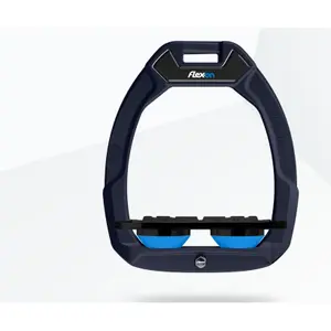 Ασφάλειες ιππασίας Plat Grip Μπλε/Μαύρο/Μπλε Flex-On Safe-On image-0