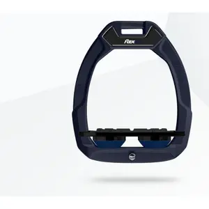Σέλες ασφαλείας ιππασίας Plat Grip Μπλε/Μαύρο/Ναυτικό Flex-On Safe-On image-0