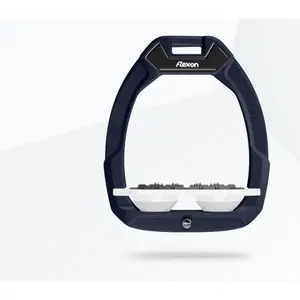Ασφάλειες ιππασίας Flat Ultra Grip Μπλε/Λευκό/Λευκό Flex-On Safe-On image-0
