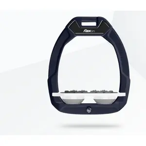 Πλατύ ασφαλείας ιππασίας Ultra Grip Μπλε/Λευκό/Γκρι Flex-On Safe-On image-0