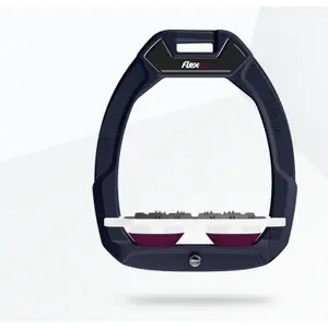 Πλατιά Στερέωση Ασφάλειας Ιππασίας Ultra Grip Μπλε/Λευκό/Βαθύ Μωβ Flex-On Safe-On image-0