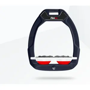 Πεταλούδες ασφαλείας ιππασίας Flat Ultra Grip Μπλε/Λευκό/Πορτοκαλί Flex-On Safe-On image-0