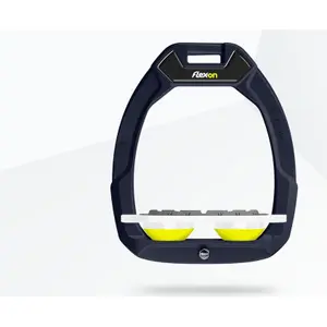 Στελέχες ασφαλείας ιππασίας Plat Ultra Grip Μπλε/Άσπρο/Πράσινο Flex-On Safe-On image-0